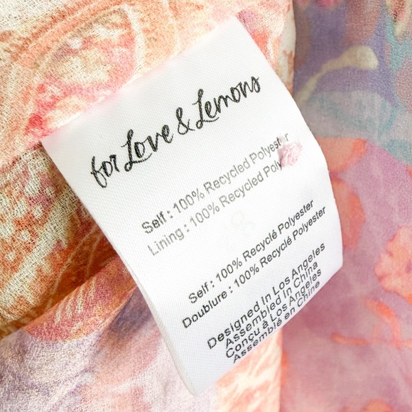 For Love And Lemons Gradiant Ruffle Dress - Picture 14 of 14